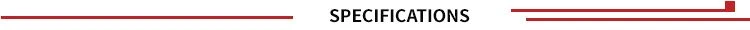 Specifications Specifications