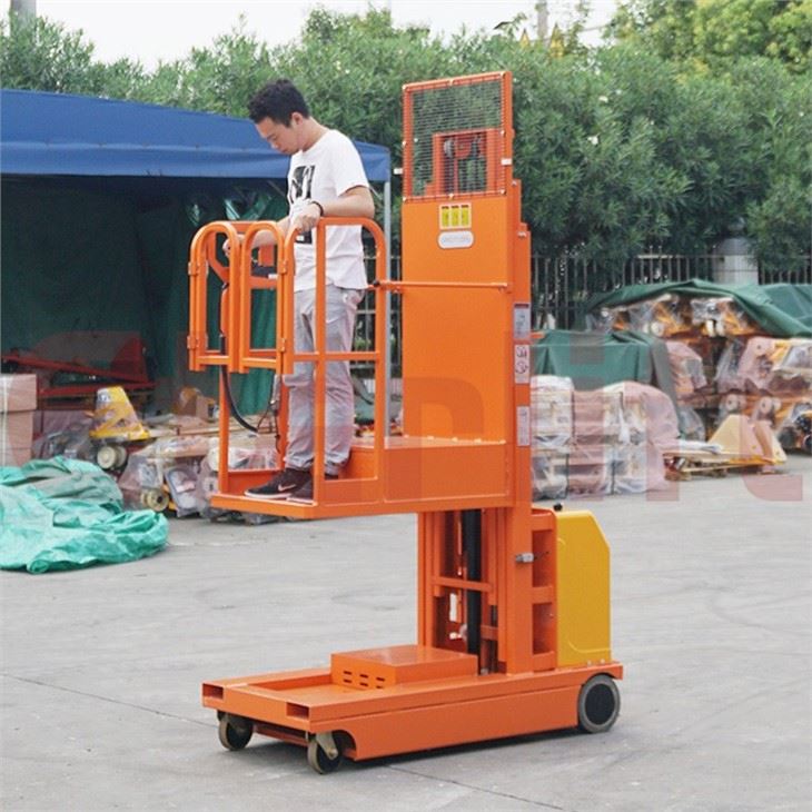200Kgs Semi Electric Aaerial Order Picker Full Electric Stacker