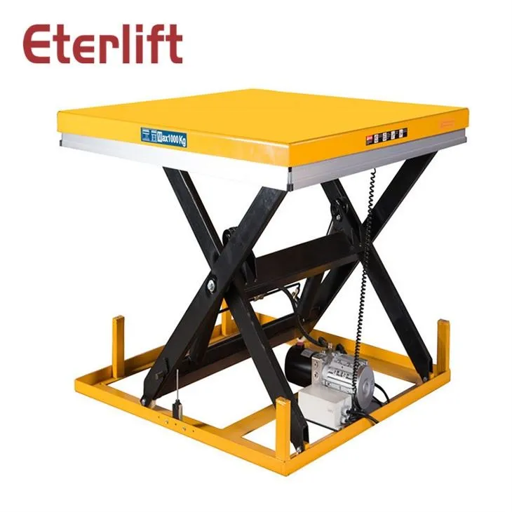 משטחי הרמה מספריים נייחים חשמליים