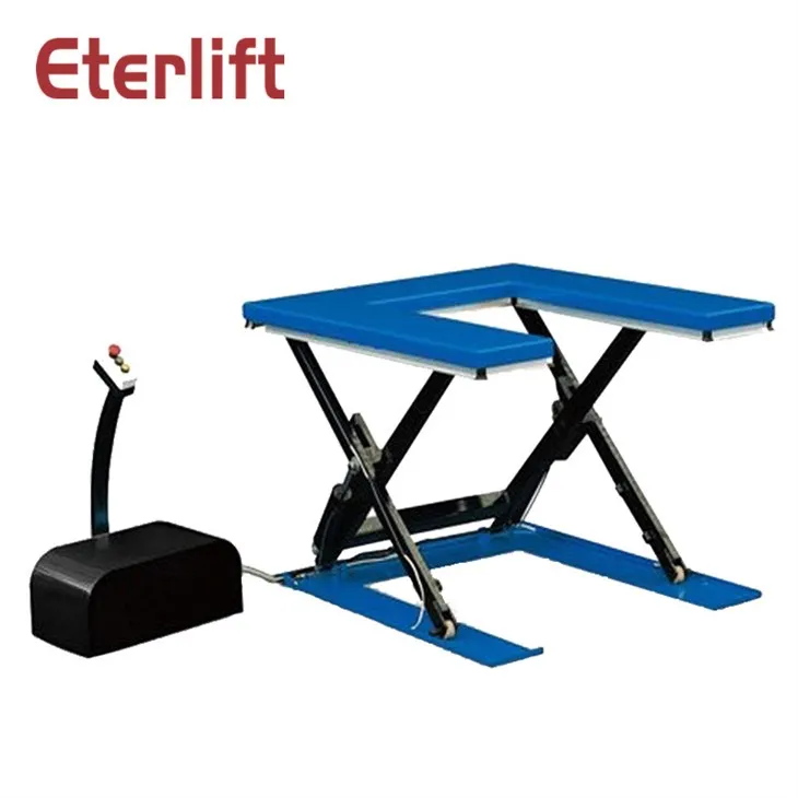 שולחן הרמה נייח מספריים כפול 4000 ק"ג