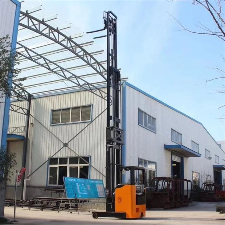Electric Forklift Stacker With Battery