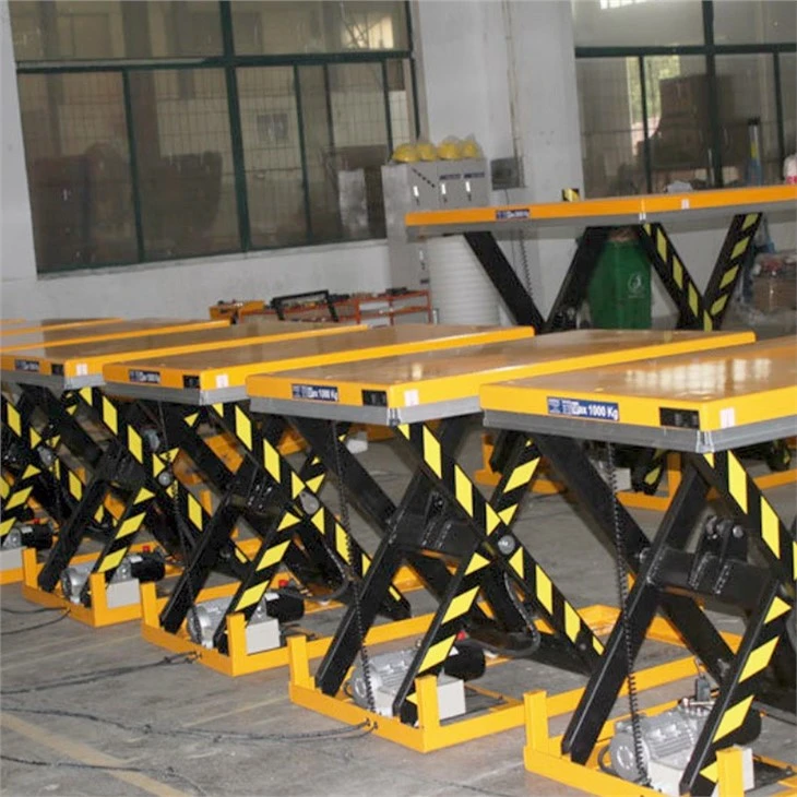 Fixed Scissor Lift Platform For Timber Transport