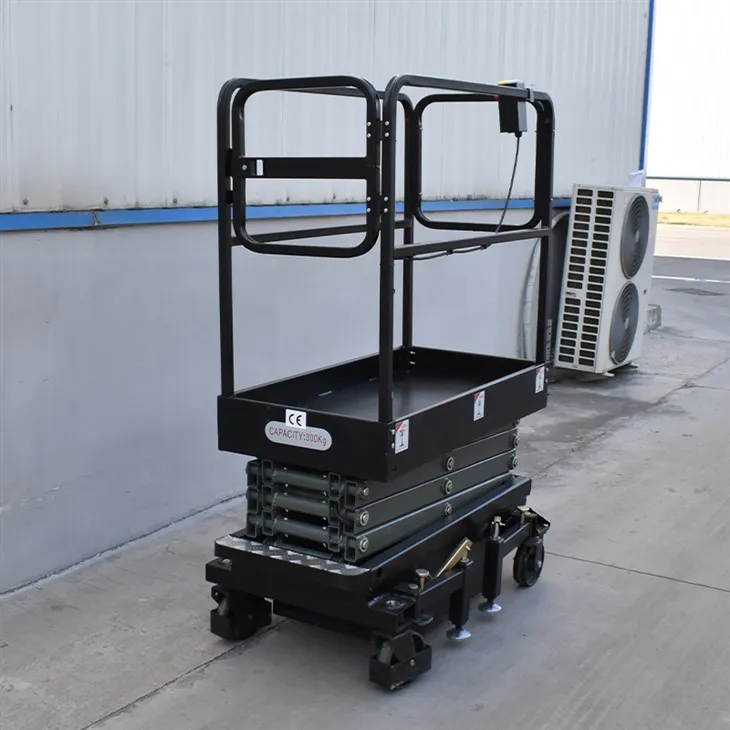 שולחן הרמת מספריים נייד ידני