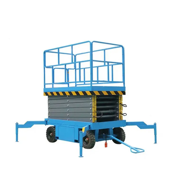 פלטפורמת עבודה אווירית עם אופיגרים