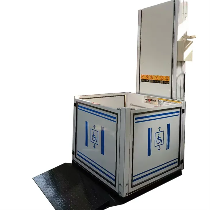 הרמת כסא גלגלים אנכי מסחרי