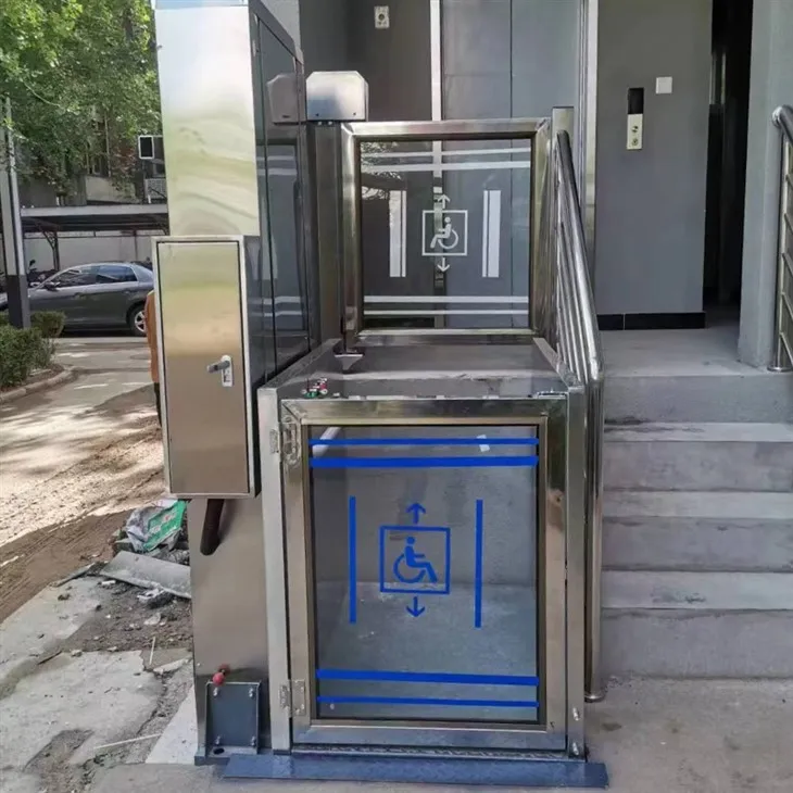 מעליות פלטפורמה אנכית מעליות כיסא גלגלים