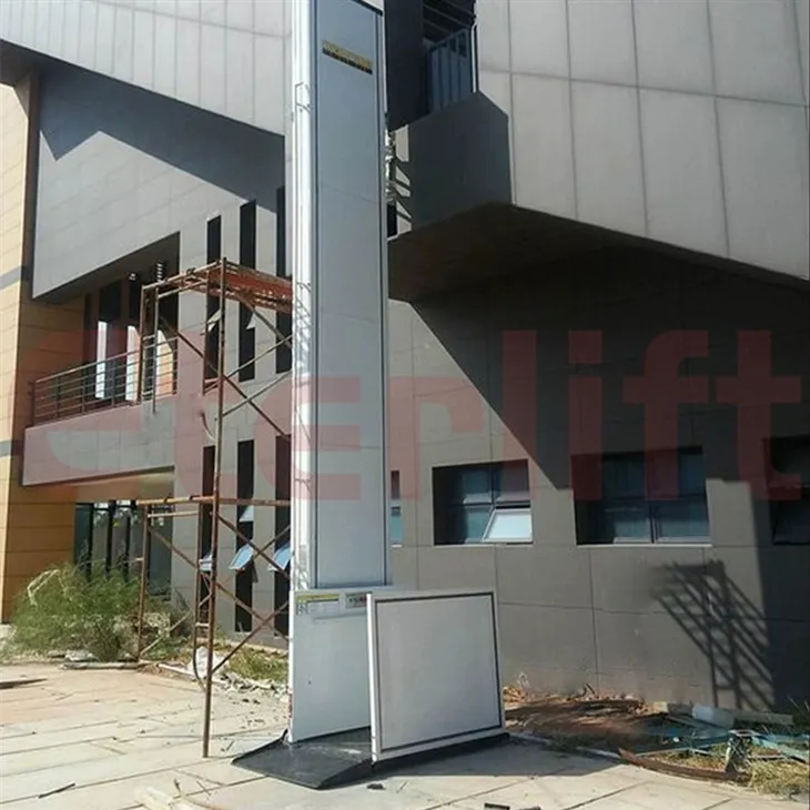 הרמת כסא גלגלים למדרגות מוסך